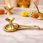 Brass Dhoop Aarti Spoon (9.8 Inch) Vedansh Craft