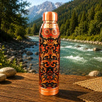 Copper Water Bottle (11.5 Inch) Vedansh Craft