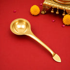 Brass Dhoop Aarti Spoon (9 Inch) Vedansh Craft