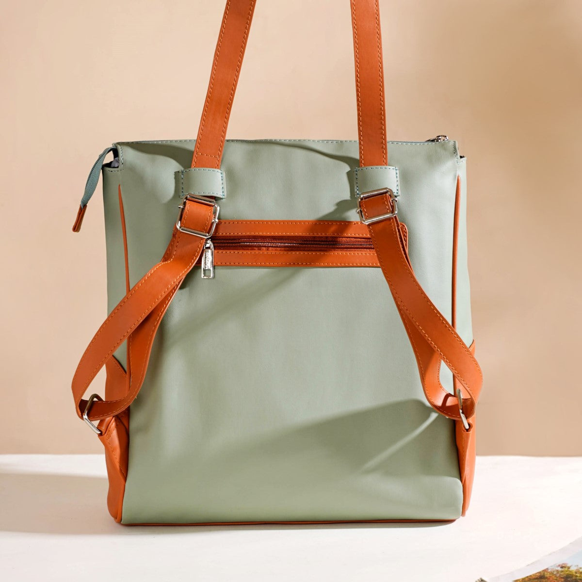 2-In-1 Convertible Tote Bag And Backpack Nestasia