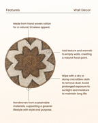 Modern Rattan Wall Panel for Minimalist Interiors