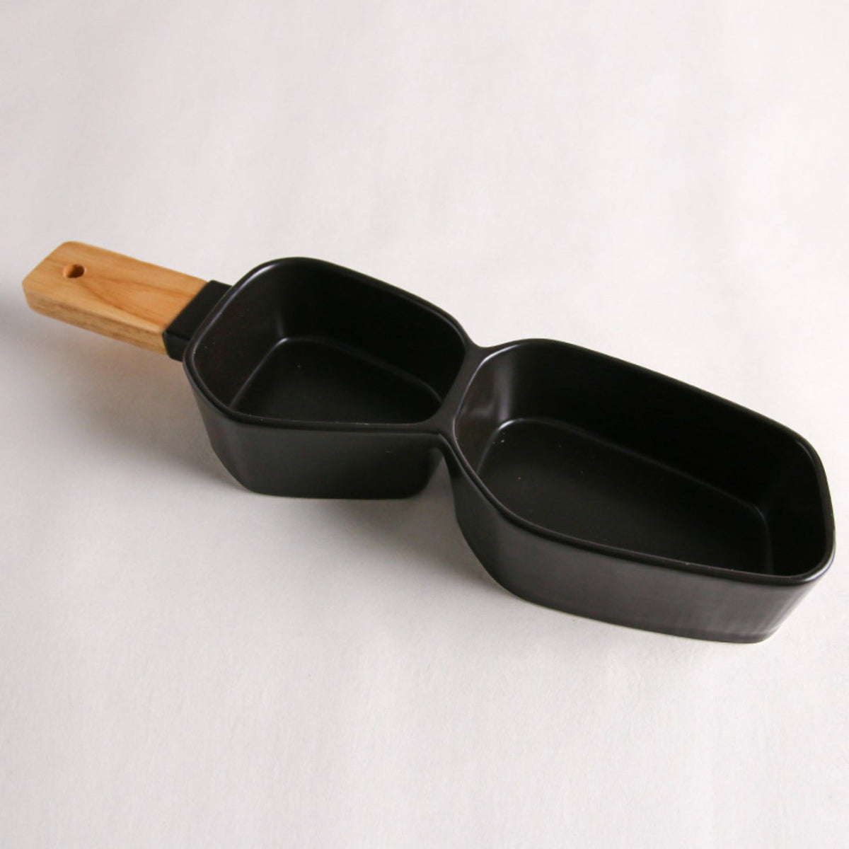 GEOMETRIC 2 Part Bowl With Wooden Handle Nestasia