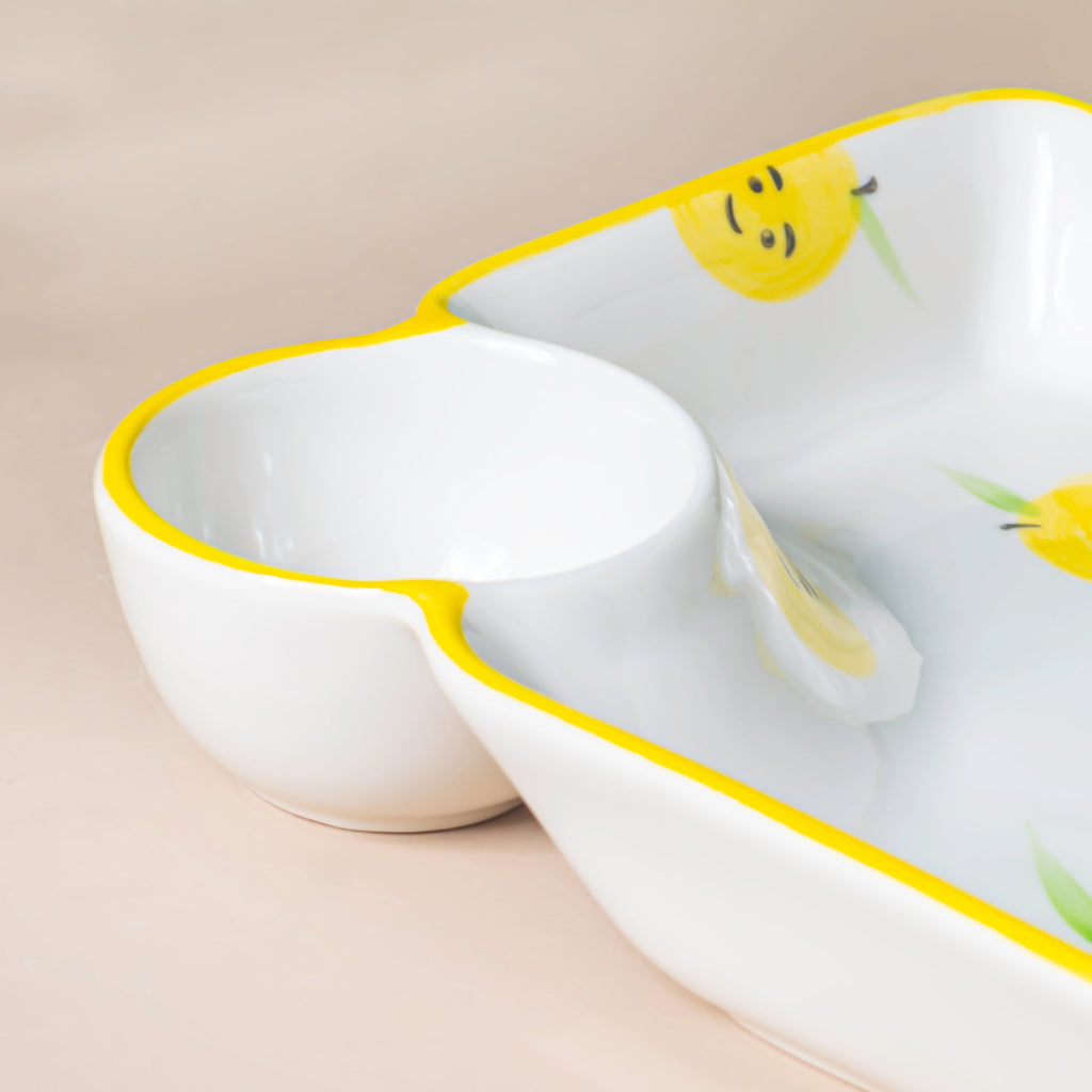 Pear Bear Section Plate Yellow Nestasia