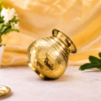 Brass Hammered Pooja Kalash Vedansh Craft
