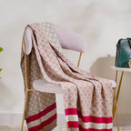 Ribbed And Striped Scarf For Women Nestasia