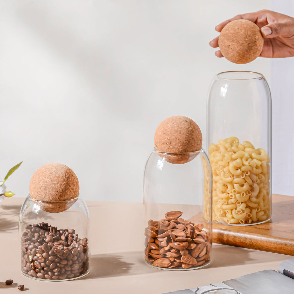 Medium Jar with Cork Lid Nestasia