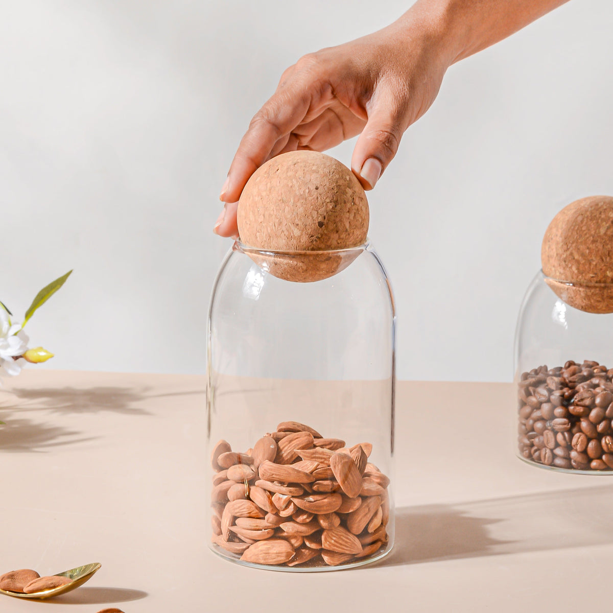 Medium Jar with Cork Lid Nestasia
