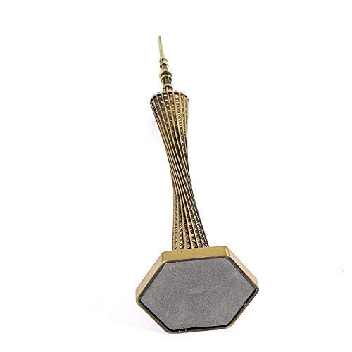 Gabani fashion Canton Tower Scale Model,Office Table showpiece, China World Landmark Figurine, Souvenir Architecture (Bronze Color)