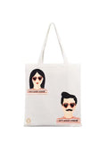 TAJNAN Reusable Tote|100% Organic Cotton Grocery Bag|Eco-Friendly, Multi-purpose|Sturdy Canvas with 15kgs Capacity|Stylish Designs (Pack of 1)