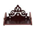 CrazyInk Wooden Readymade Wall Hanging Puja Temple for Home God Stand for Pooja Room Mandir Wood Devghar Stand for Office and Shop Crazyink-503