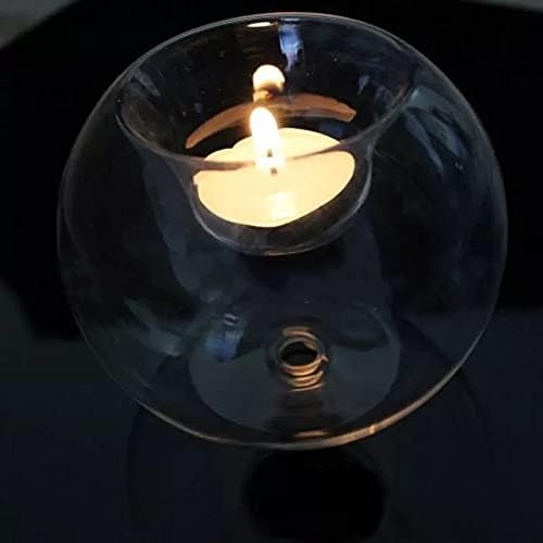 The Purple Tree Glass Orb Tealight Candle Holders for Christmas (Pack of 1) Christmas Tealights, Corporate Gifts, Home Decor Gift Item, Diwali Decoration, Diwali Décor