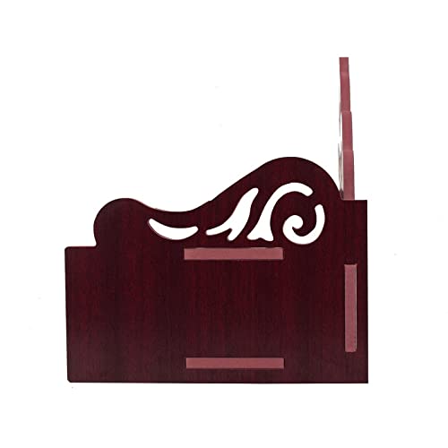 CrazyInk Wooden Readymade Wall Hanging Puja Temple for Home God Stand for Pooja Room Mandir Wood Devghar Stand for Office and Shop Crazyink-447