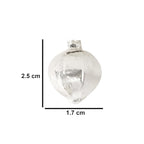 DHRUVS COLLECTION 925 Silver Anaar - Pomegranate Fruit for Home Decor, Pooja, Gift Purpose & Donation