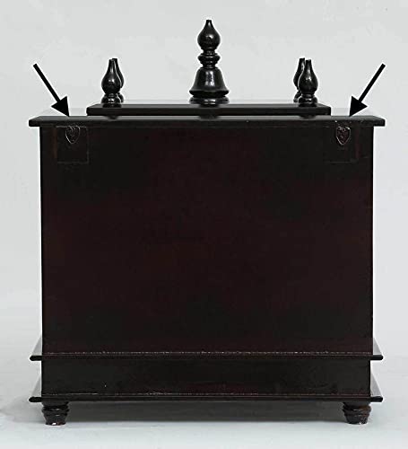 Jodhpur Handicrafts Wood Home Temple (45 x 23 x 55 cm, Multicolour)