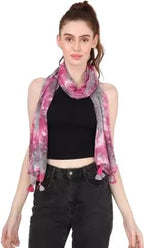 PALATT Cotton Scarf for Women | Lightweight Summer Stole for Women | Soft Breathable Ladies Scarf | Size 70 x 180 cm
