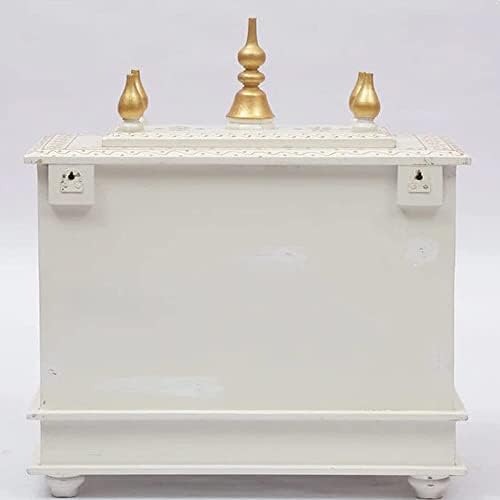 Rajasthan Art And Craft Wood Home Temple (Brown)