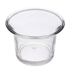 FYUGO Tea Light Glass Candle Holder and Clear Glass Holders Ideal for Diwali Gifts for Family and Friends | Christmas Decor | Home Decoration | New Year Party | DIY Crafts (Set of 6)