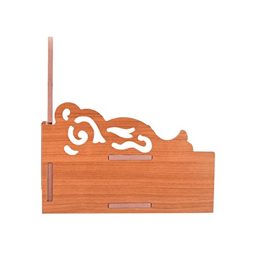 Lexical Wooden Readymade Wall Hanging Puja Temple for Home God Stand for Pooja Room Mandir Wood Devghar Stand for Office and Shop Lexical-436