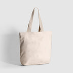 Econest Canvas Tote Bags for Women with Zip, College Bag for Girls, 100% Organic Cotton Tote Bag for Traveling & Daily Use (1 pack)