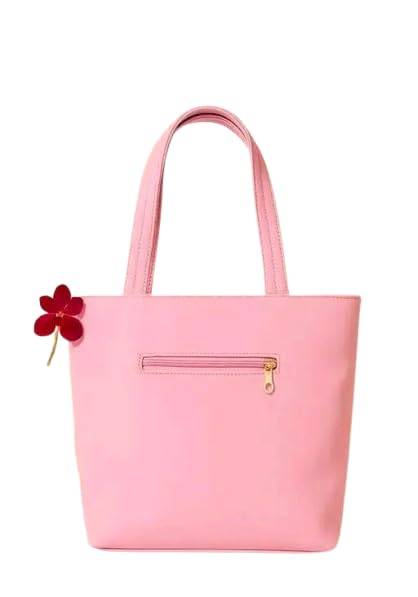 Zaaliqa Trendy Fancy Handbag for Women Pink Tote Bag