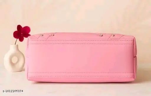 Zaaliqa Trendy Fancy Handbag for Women Pink Tote Bag