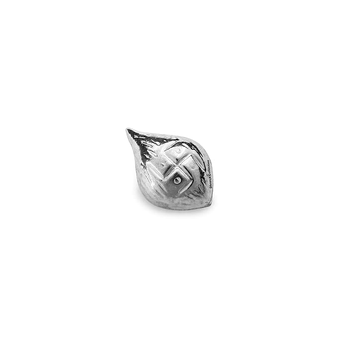 DHRUVS COLLECTION 925 Silver Nariyal - Coconut for Pooja, Temple Decoration & Gift Purpose (Single Piece, 1 Gram)
