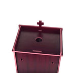 Lexical Wooden Readymade Wall Hanging Puja Temple for Home God Stand for Pooja Room Mandir Wood Devghar Stand for Office and Shop Lexical-452