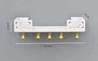Marusthalee Floating Wall Mounted Wooden Temple for Home & Office | Compact Pooja Mandir with Shelf | Modern Design Spiritual Decor Unit (White)