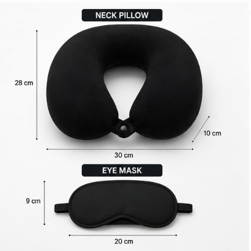 SARISUN Travel Pillows for Airplanes, Stable Head Support, Travel Essential