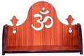 HOMEWEY DECOR Wooden Home Temple Handcrafted Support Heavy Idols Luxurious Finish Pooja Mandir for Home and Office Wall Mount for Pooja Room (temple0102-04DM-24)