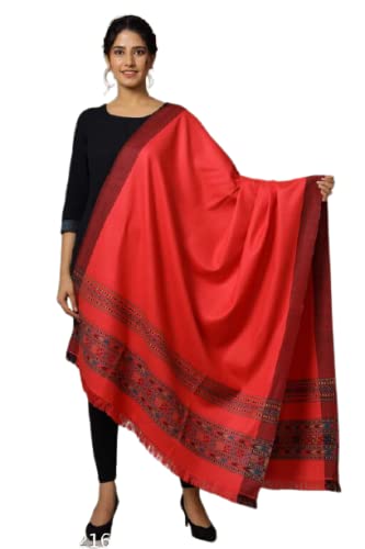 Handycraft Shawls Women's Woollen Shawl (Multi-Coloured)