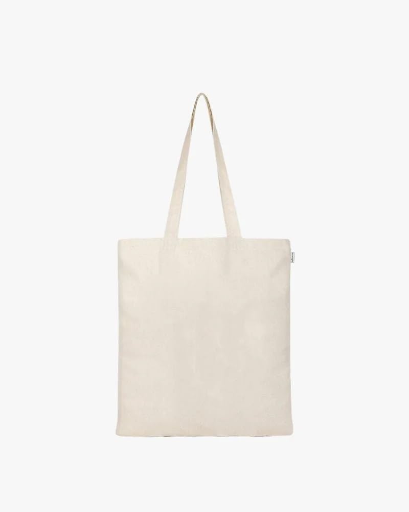 Plain Cotton Tote Bag, Natural White, Reusable Shopping Bag Pack of 5