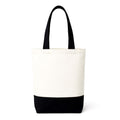 ECOCARRY Cotton Tote Bag for Women | Stylish Floral Printed Canvas Shoulder Handbag | Casual Ladies Tote for College, Office, Daily Use, Shopping, Travel & Beach (Black)
