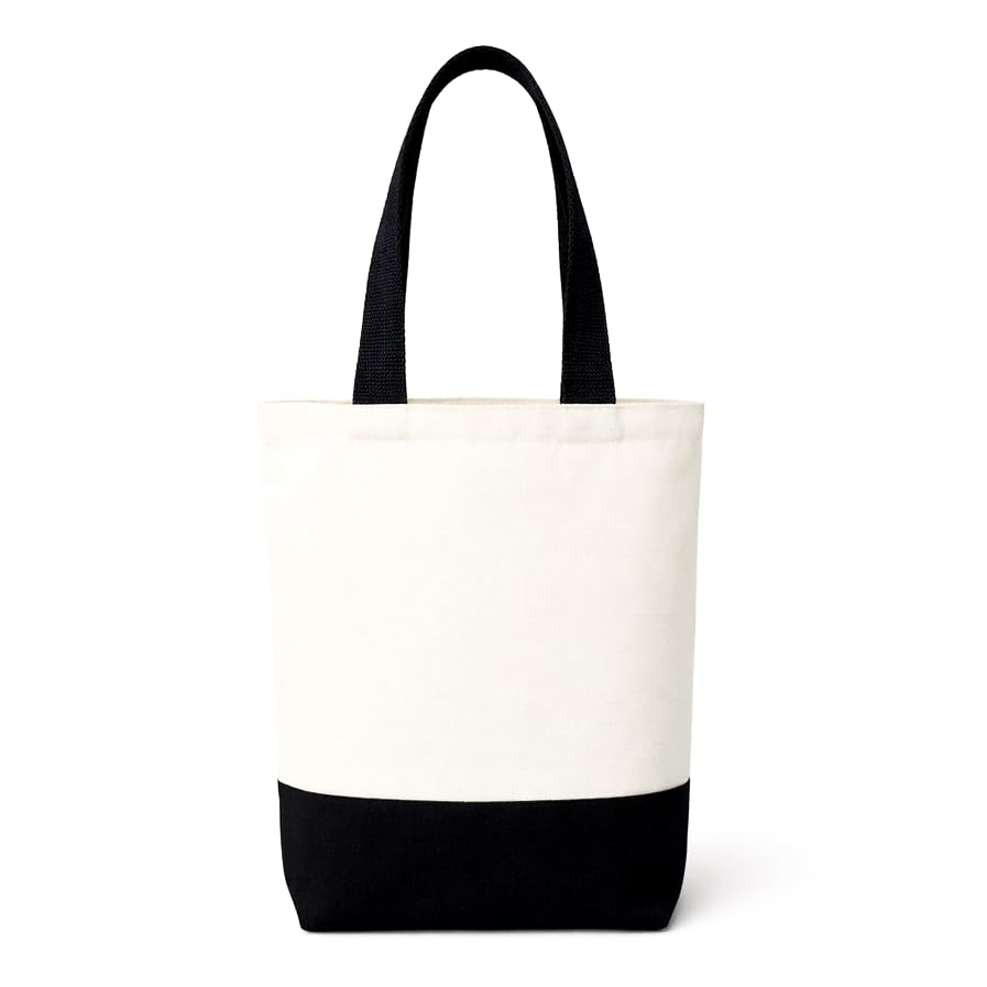 ECOCARRY Cotton Tote Bag for Women | Stylish Floral Printed Canvas Shoulder Handbag | Casual Ladies Tote for College, Office, Daily Use, Shopping, Travel & Beach (Black)