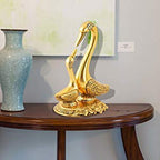 Rci Handicrafts Pair Of Kissing Duck Showpiece - 22 CM for Home Decor,Valuable collectible,Handcrafted Home Decorative,Great Gifts,feng shui gifts