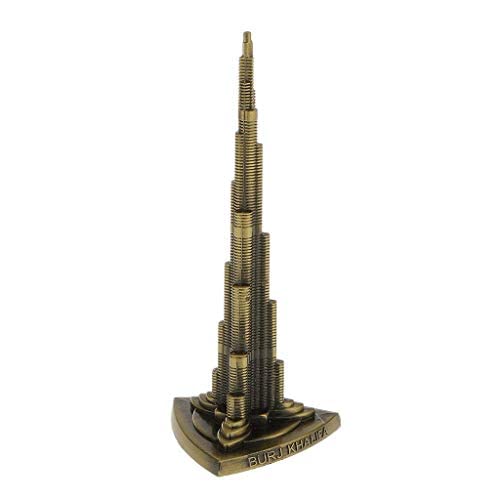 TEJ GIFTS Burj Khalifa of Dubai Showpiece Sculpture for Home Decor, Tabletop, Offices, Ideal Gifting Item for Any Occasion (Small)