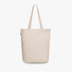 Eco Right Canvas Tote Bags for Women with Zip, College Bag for Girls, 100% Organic Cotton Tote Bag for Shopping, Travel & beach bags for women (Baked Behaviour)