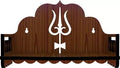 HOMEWEY DECOR Wooden Wall Mounted Pooja Mandir for Home & Office – Handcrafted Temple with Luxurious Finish, Supports Heavy Idols, Decorative Home Temple (8x8x6 Inches)