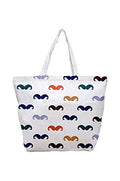 JEH BAGS Cotton Jute Shoulder Bag|Folding Button Bag|Printed Tote Shopping Bags|Market Travel large Bag - 52 x 2 x 45.5 cm