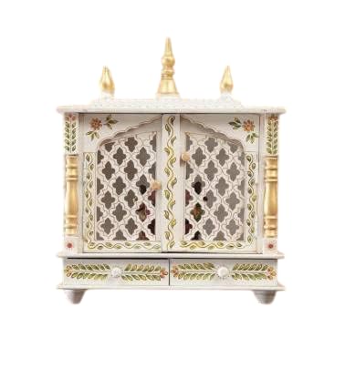 Kamdhenu Art and Craft Wooden Temple/Home Temple/Pooja Mandir/Pooja Mandap/Temple (11)