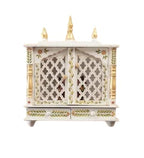 Kamdhenu Art and Craft Wooden Temple/Home Temple/Pooja Mandir/Pooja Mandap/Temple (11)