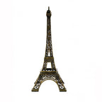 Mini Golden Eiffel Tower Showpiece Paris Souvenir with White Display Box Home Office Table Decor, 5 CM, Pack of 1