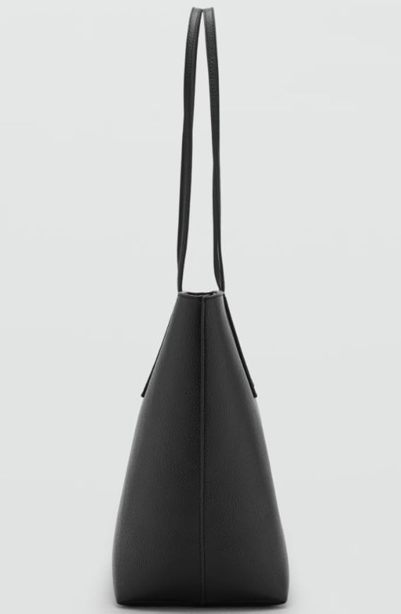 Fargo Prime Tote Bag for Women | Vegan Leather Handbag with 15-Inch Laptop Compartment, Smooth Zip & Premium Look | Stylish Office, College & Travel Tote | Made in India (Black)