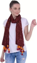 PALATT Cotton Scarf for Women | Lightweight Summer Stole for Women | Soft Breathable Ladies Scarf | Size 70 x 180 cm