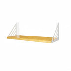 Spillbox Wooden Pooja Home Temple|White Metal Shelf |Wall Mountable|Easy Screw Assembly|Home Temple for Puja Room |Pooja Stand | Mandir-Lines (Small White)