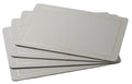 Dribble Premium PU Leather Placemats Set of 4, Double Layer Waterproof Heat Resistant, Non-Slip Easy Clean Dining Table Mats for Kitchen, Dining & Office Desk, Reversible & Smooth Finish (Silver) Kafalo