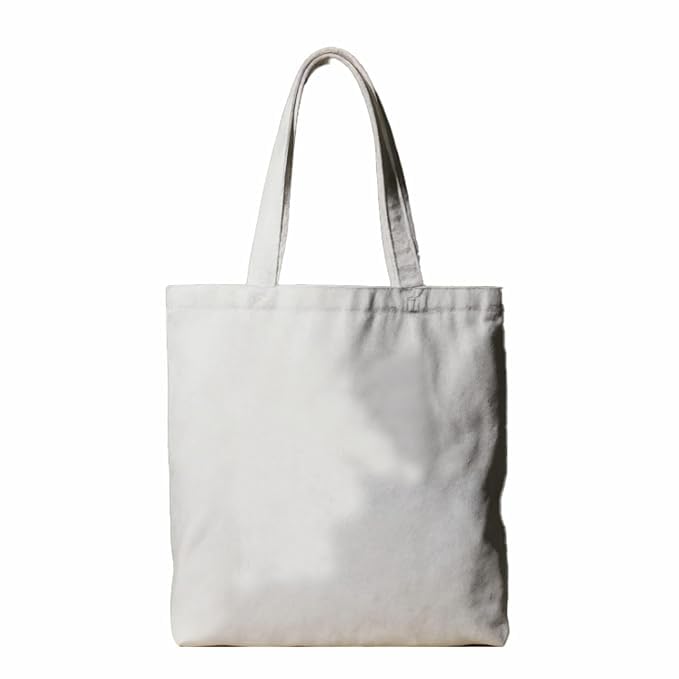 Reusable Cotton Fabric Cute Panda Printed Tote Bag Ideal for Travel Shopping College & Office Use (white-9)