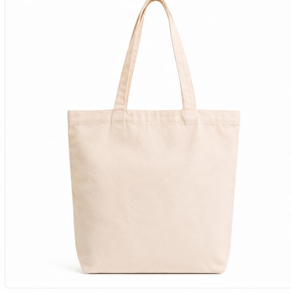 Cotton Canvas Tote Bag for Women, 100% Cotton 330 GSM Reusable Shopping Bag, Large Eco Friendly Shoulder Tote for College, Office, Grocery & Travel, Mandala Flower Print