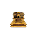 eXme Wooden Badrinath Temple Model for Home Decor - Intricate MDF Replica of Panch Badri Temple, Perfect Spiritual Gift