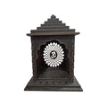 Attractive Craft Store MDF Temple for Car Dashboard & Home Decor | Traditional Wooden Mandir for Idols and Decorative Spiritual Altar | Black | Pack of 2